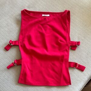 Peppermayo Vibrant Red Top